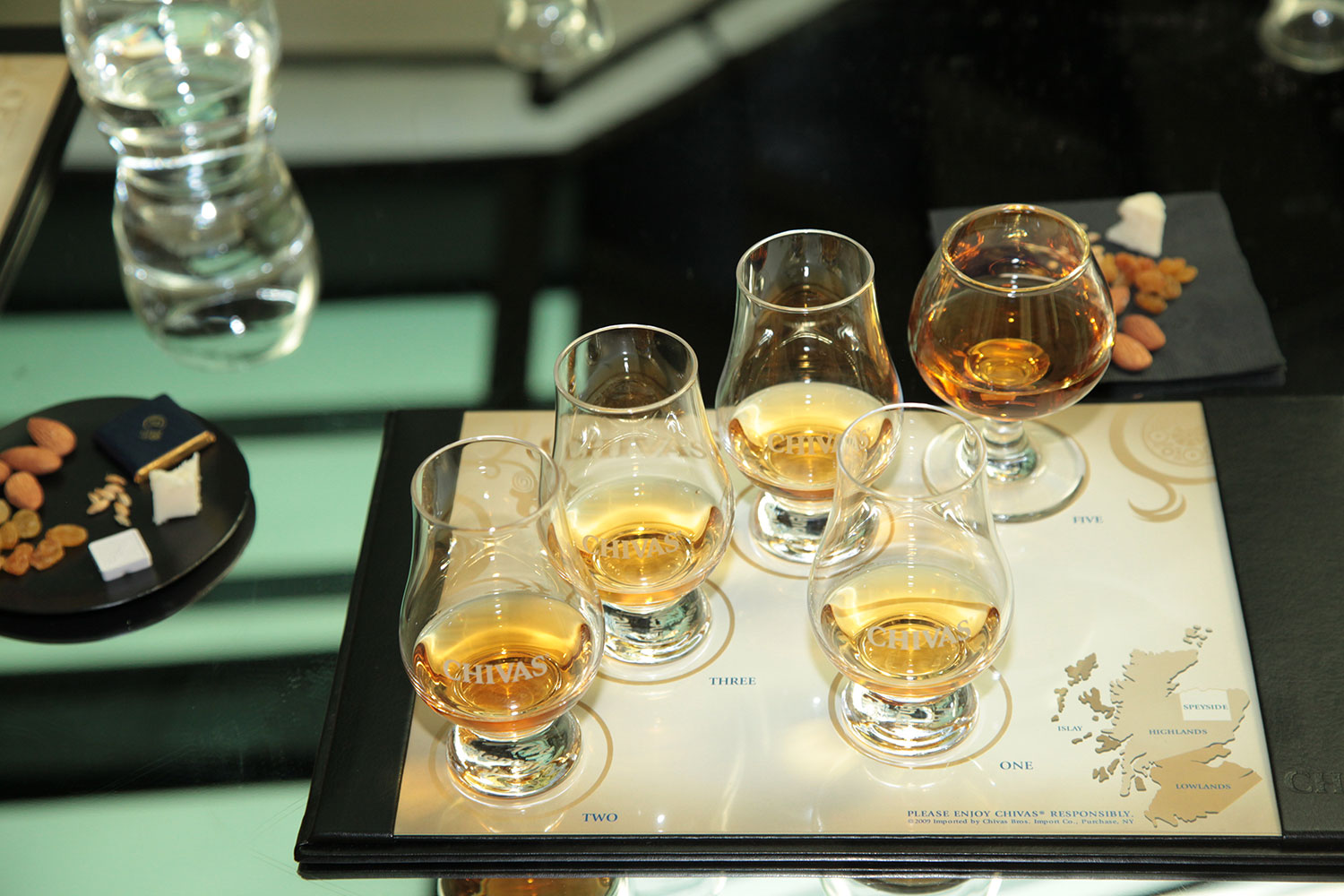 Event detail photography with tasting glasses