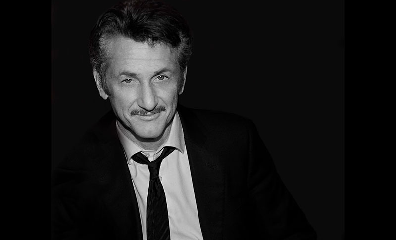 Sean Penn portrait by Ken Weingart
